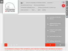 Tablet Screenshot of goldmann.it